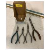 Assorted needle nose pliers