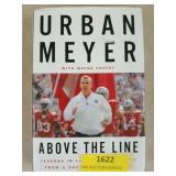 Autographed Above the Line by Urban Meyer