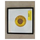 Framed 45 album Sun records Johnny Cash "Rock