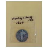 1929 standing liberty quarter