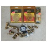 Asst price reducer adapters, couplers, valve,