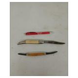 5-in toothpick knife and 3.5 inch Olin