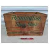 Wooden Remington ammo box 9x9.5x14.5