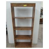 4 shelf book case 58 x 24 x 10