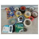 Asst tape: gorilla tape, duct tape, FIBA tape,