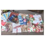 Christmas packing lot bags boxes wrapping paper,