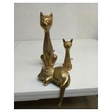 Brass cat collection