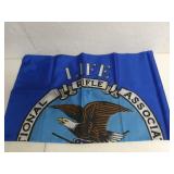 National rifle association life member flag 3x5,