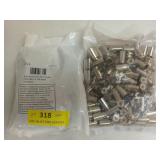 200 ct 45 ACP nickel plated brass, new