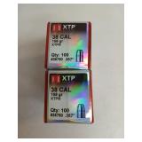 150+ ct 38 cal 158 gr XTP bullets