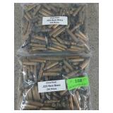 500 pcs once fired .223 Rem brass