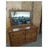 dresser six drawers 32x17x51