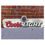 Aluminum Coors Light Bar Sign