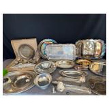 Collection of Silverplate Entertaining Wares