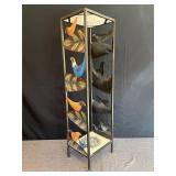 Colorful Metal Bird Pland Stand