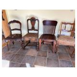 4 Vintage Chairs