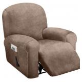 ULTICOR 4-Piece  1 Seat Recliner Cover  Velvet Str