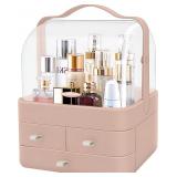 Makeup Organizer and Storage for Vanity with Lid a