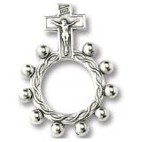 Generico Rosary Ring Silver Oxidized Double Sided