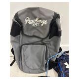 Rawlings Bat Bag, UA Drawstring Bag and Glove