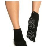 SIZE M/L Gaiam Grippy Yoga Socks for Women & Men F