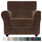 ZNSAYOTX Luxury Velvet Chair Slipcovers with Arms