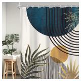 KOMLLEX Mid Century Boho Shower Curtain for Bathro