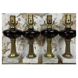 Four Parkesburg Style Lamps