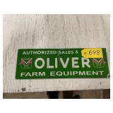 Oliver Farm Equipment Porcelain Sign