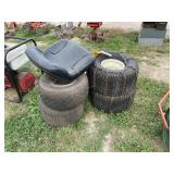 Lawn Mower Tires, Seat