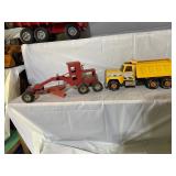 (2) Dump Truck, Grader