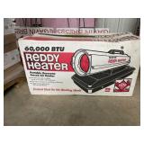 "new" 60,000 BTU Ready heater.