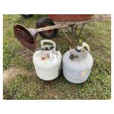 Propane heater w/2 tanks