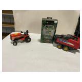 John Deere ornaments. Simplicity tractor