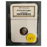 2005-S Roosevelt Dime PF69 Ultra Cameo