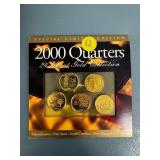 2000 Gold plated state quarter set