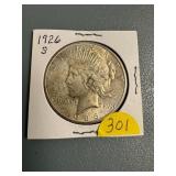 1926-S Peace Silver Dollar