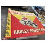 Old Harley Davidson Banner