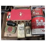 Assorted Tins and Bottles