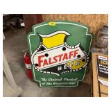 Falstaff Beer Porcelain Neon Sign 42x31"