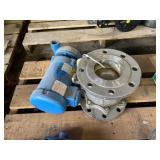 Baldor 3/4 HP 3 Phase Motor, Valve