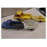 Toy trucks & trailer