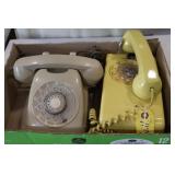 (2) Rotary Dial Phones