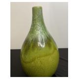 Green vase 10"