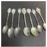 Vintage souvenir spoons