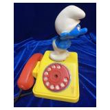 Smurf Play Phone 1982 VTG