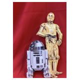 Star Wars R2-D2 C3 PO desk stander parts cutout