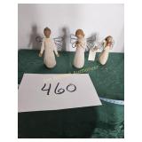 3 Willon Tree Figurines