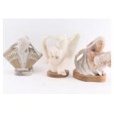 Lot of 3 Stone Statues.