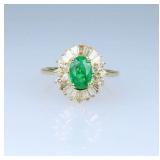 Beautiful Fine Ballerina Style Emerald